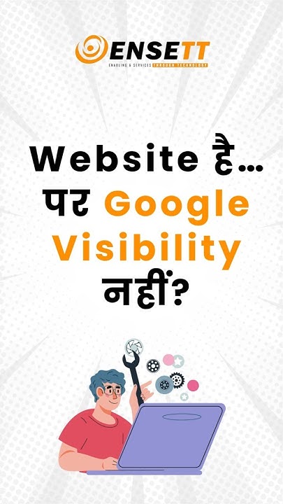 ensettdotcom's tweet card. Website है… पर Google Visibility नहीं? Follow These 5 Steps #google...