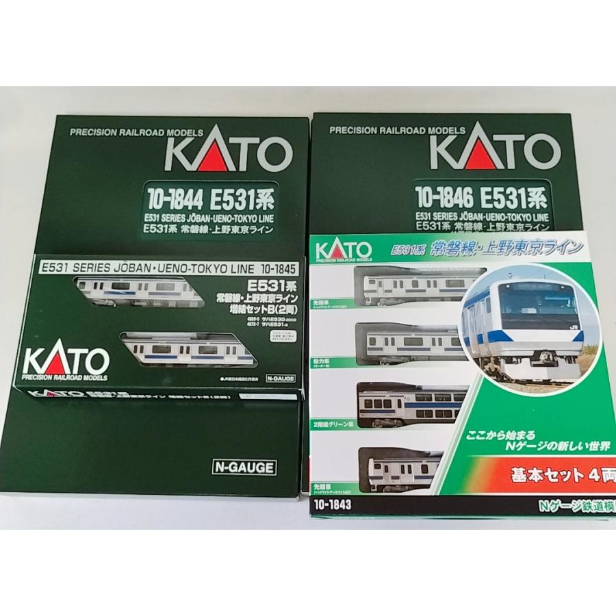 KATO 10-1843 E531系　常磐線・上野東京ライン　基本セット N) 10-1843 E531系常磐線・上野東京ライン 基本セット(4両) | カトー