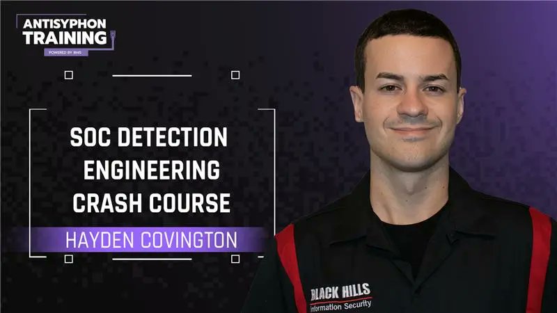 KilobyteTheDust's tweet card. Detection Engineering can be a minefield of technical and logistical challenges, but in this workshop, you'll learn the fundamentals within a fully functional SIEM.