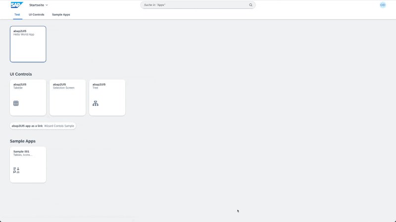 abap2UI5's tweet card. 🚀 This is abap2UI5 running on an SAP Build Work Zone Website! 📺 Features: - Change the theme to your liking - Add abap2UI5 apps and customize the title, subtitle, and description - Rearrange apps...