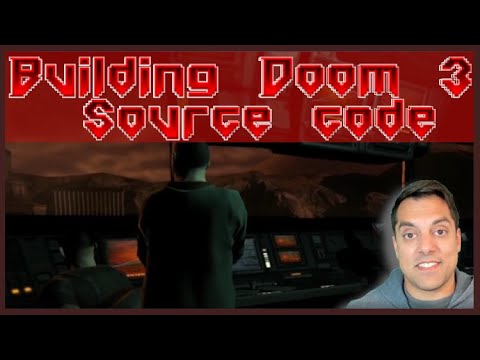 GCodergr's tweet card. Doom 3 Build from Source, gdb, and doxygen - dhewm project