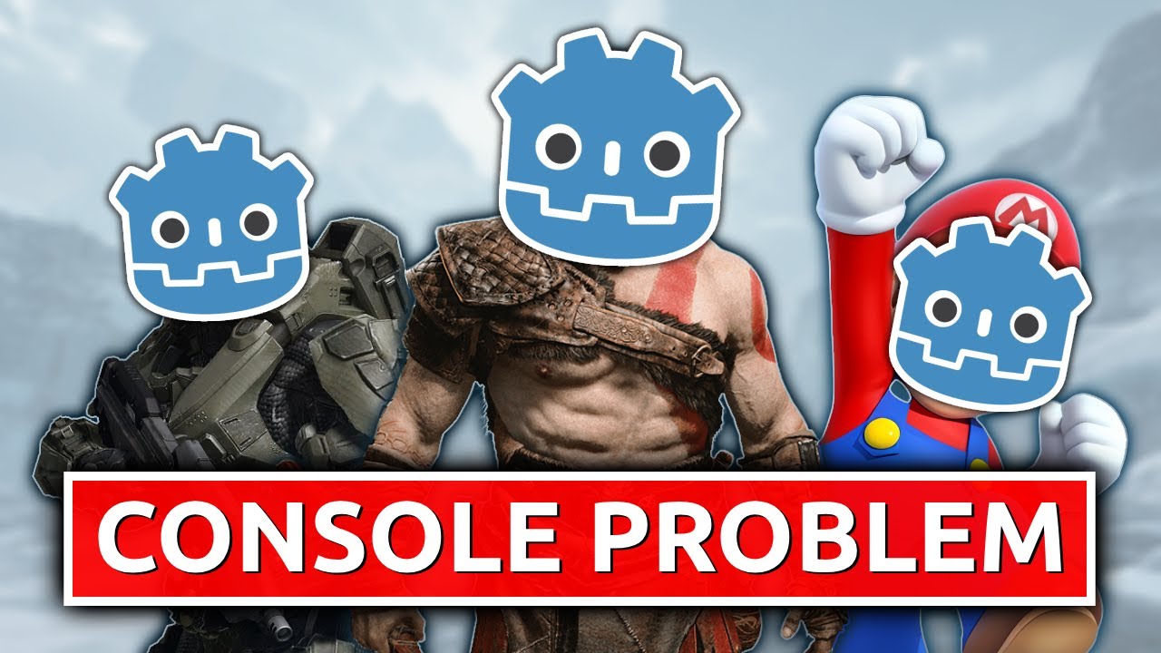 GCodergr's tweet card. The Godot Console Problem (And How to Solve It)