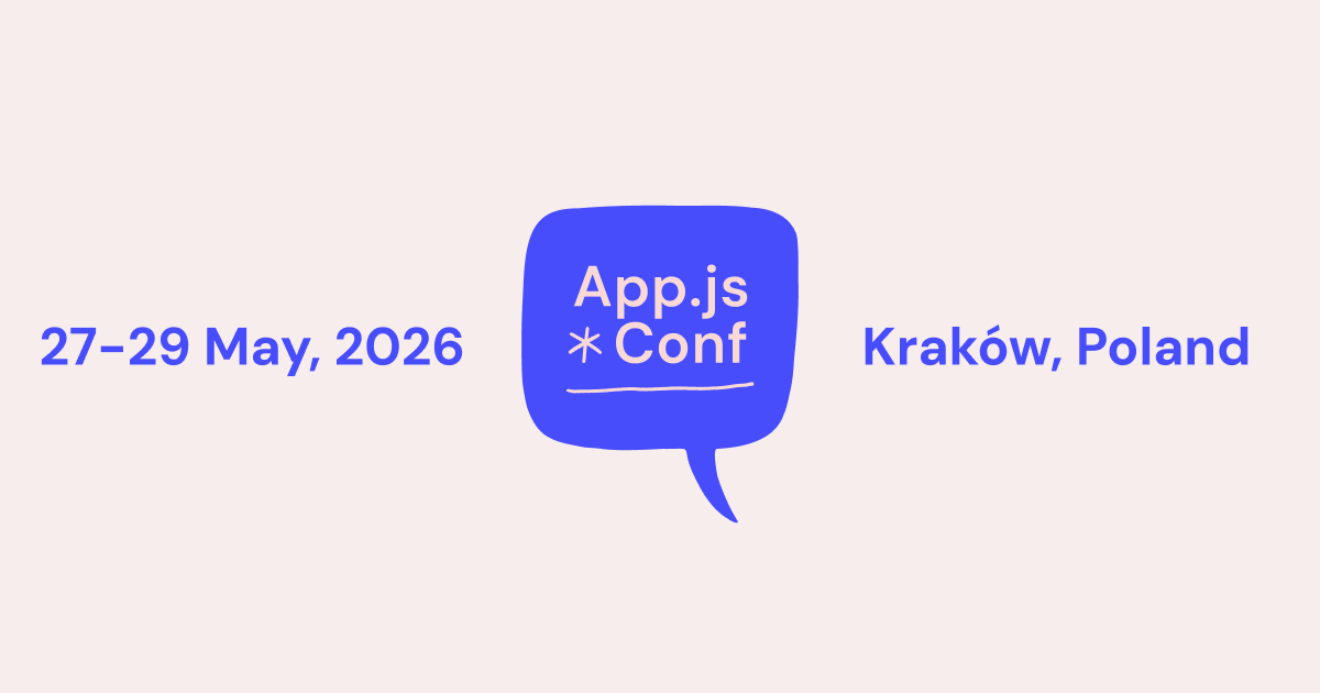 appjsconf's tweet card. Join us at the 6th edition of the most important React Native & Expo conference. Shape the future of cross-platform development with 500 other React Native developers.