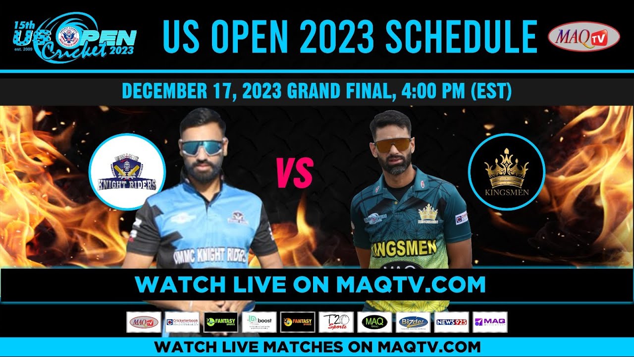 CcusaInfo's tweet card. LIVE 15TH US OPEN CRICKET 2023 Grand Final UMMC KR Vs Kingsmen