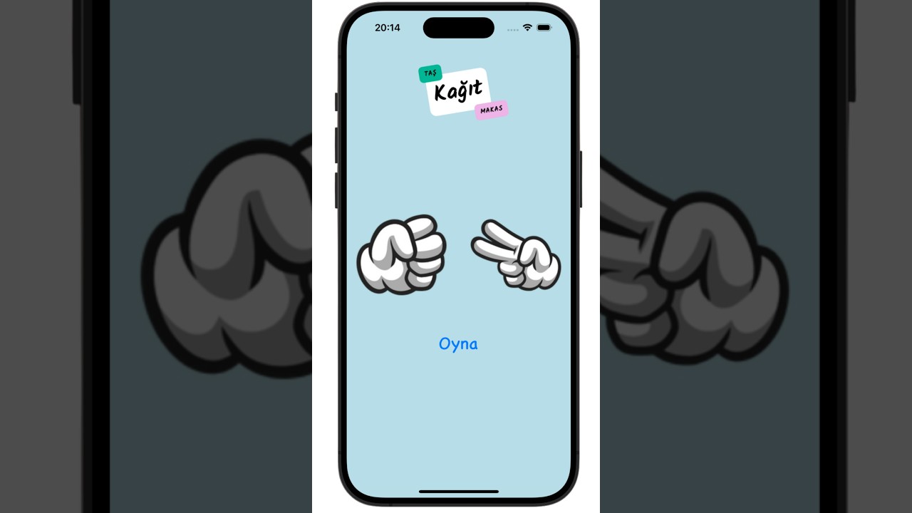 smhmurat's tweet card. iOS Storyboard ile Xcode'da Sıfırdan Taş Kağıt Makas Oyunu Yapımı