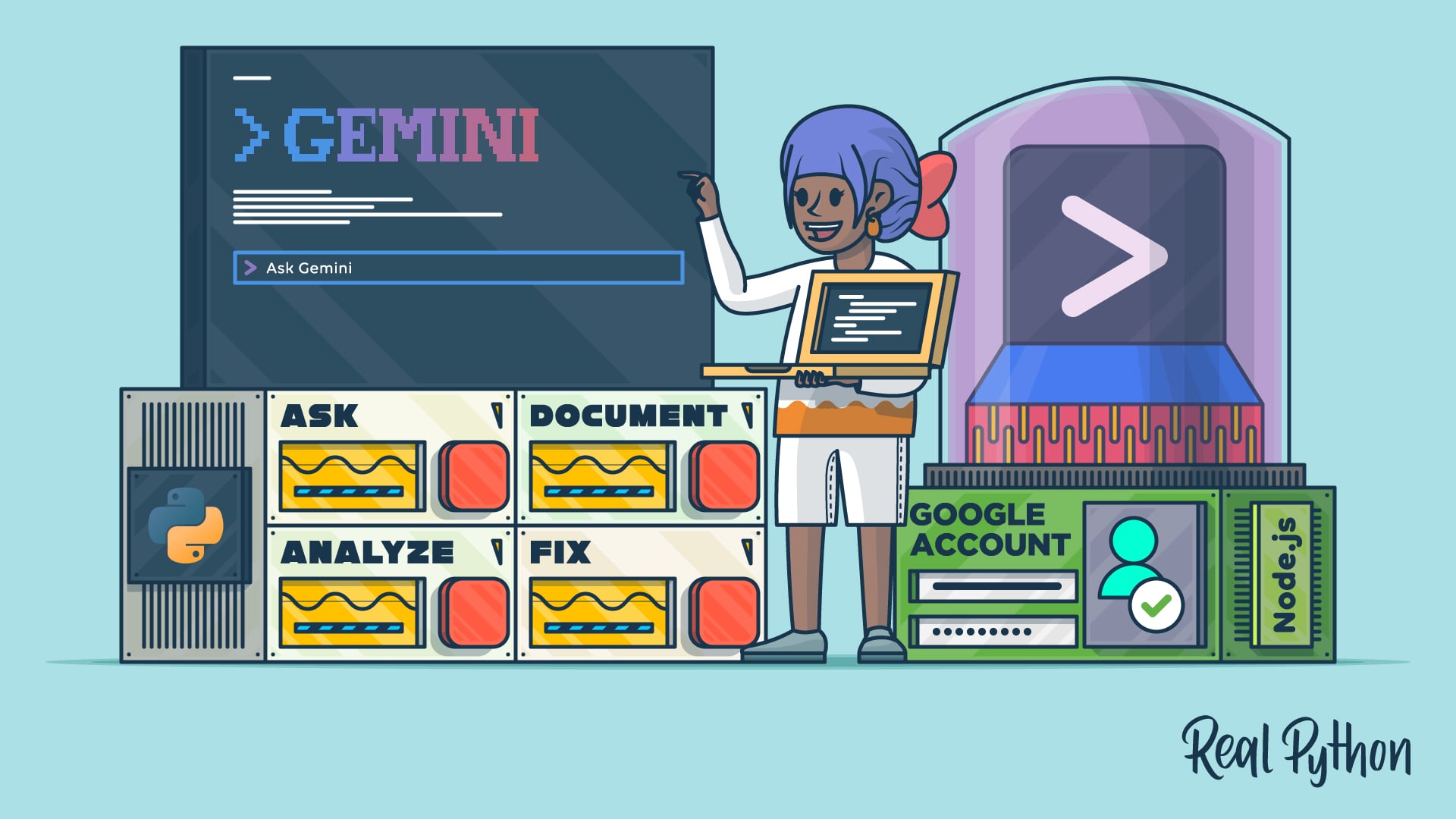 pycoders's tweet card. Learn how to install, authenticate, and safely use the Gemini CLI to interact with Google's Gemini models.