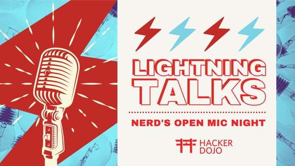 hackerdojo's tweet card. Join us for Friday Night Lightning Talks as we introduce Grape and showcase the platform's unique features. Learn how Grape is revolutionizing the way we learn and share co