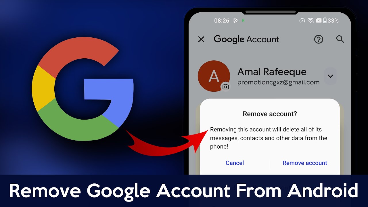 GeeksTutorial's tweet card. How to Remove Google Account From Android Phone (Quick & Easy)
