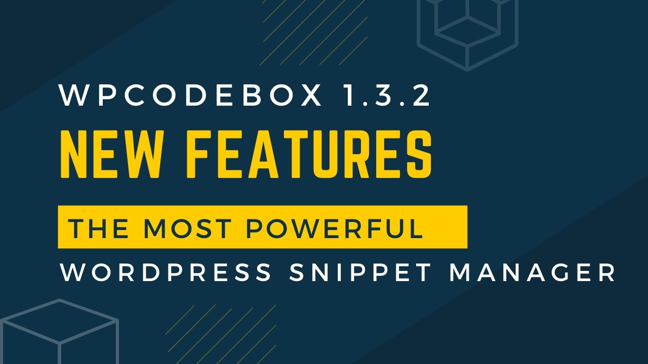 wpcodebox's tweet card. Exciting New Features in WPCodeBox 1.3.2