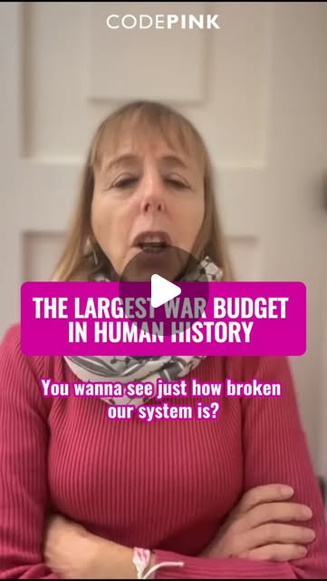 caraya1939's tweet card. CODEPINK (@codepinkalert) • Instagram reel