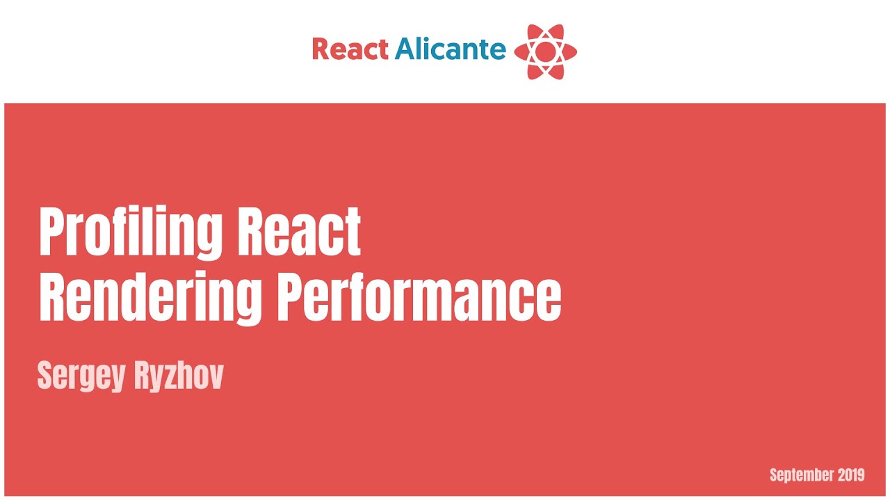 latviancoder's tweet card. Profiling React rendering performance - SERGEY RYZHOV