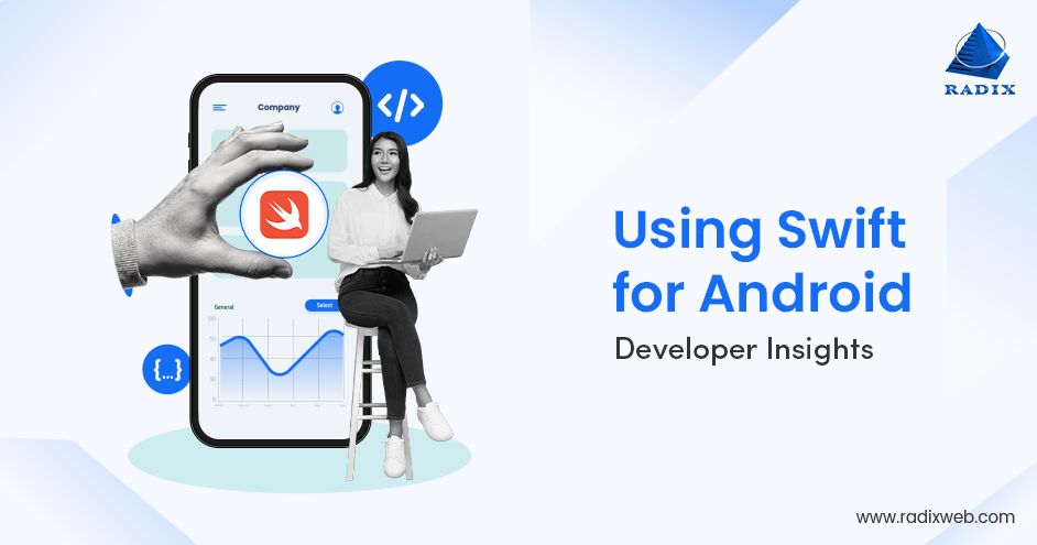 radixweb's tweet card. Learn how to use Swift for Android app development. This guide covers tools, integration steps and what developers need to know to build Android apps with Swift.