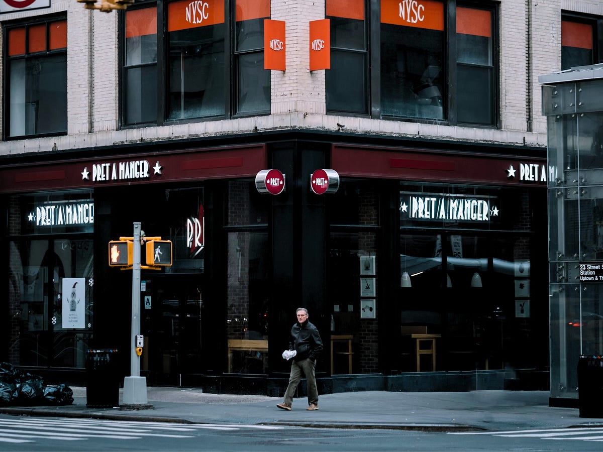 NLgrowth's tweet card. “Pret A Manger has written off a third of the value of its 2018 acquisition by European investment group JAB”