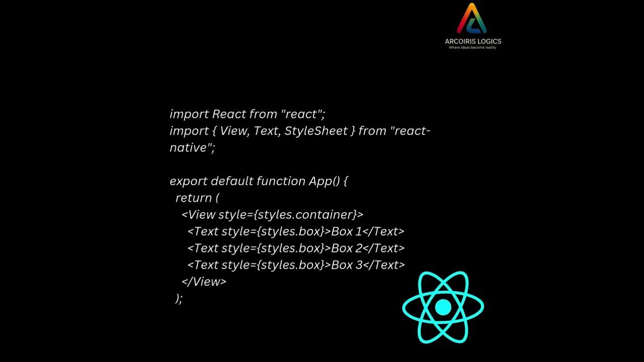 ALogics_1303's tweet card. React Native Tutorial- Part 4 #reactnativetutorial #arcoirislogics...