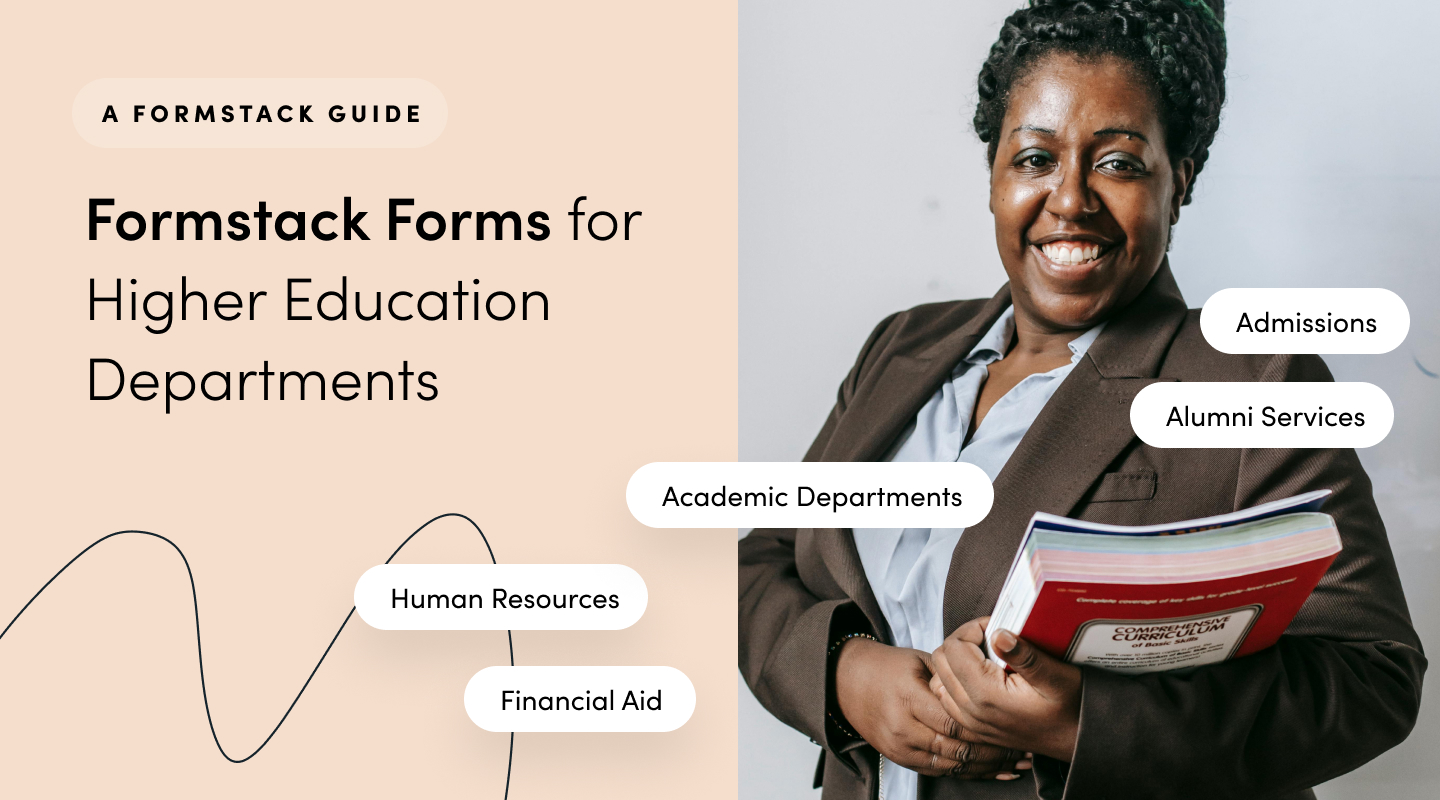 Formstack's tweet card. Get real examples of form automation in higher education with these Formstack digital transformation use cases.