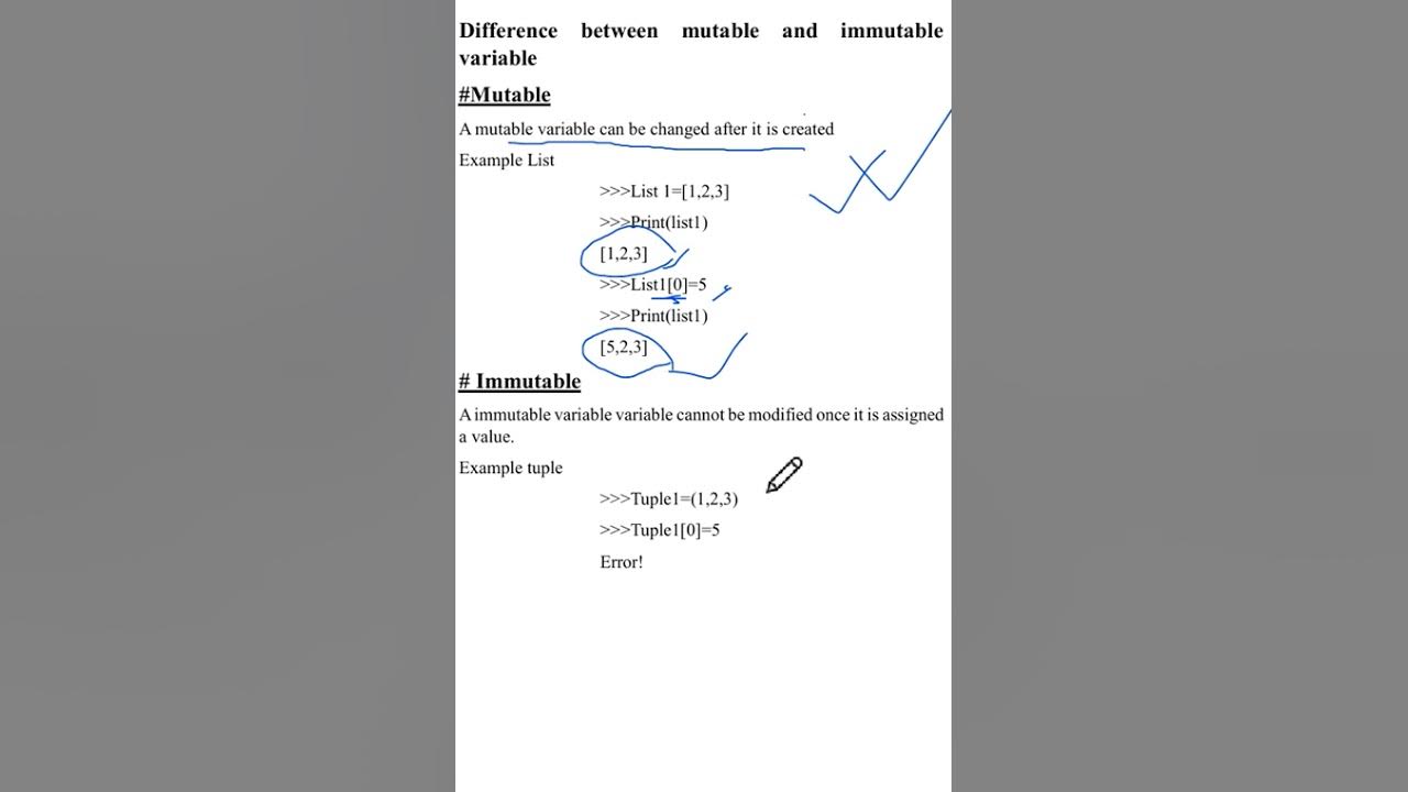RadhikaCodeHub's tweet card. Difference between Mutable and Immutable variable in Python #python...