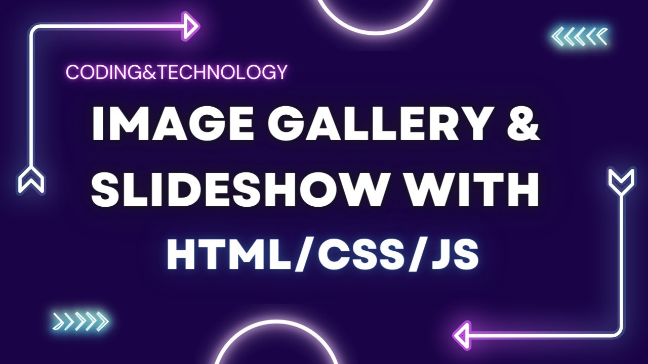 codingplustech's tweet card. Image Gallery + Slideshow | HTML CSS & JS for Beginners