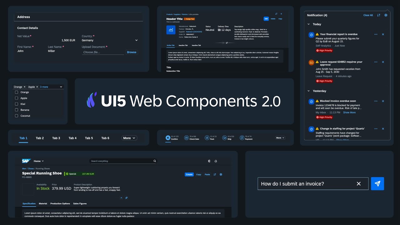 ui5webcomps's tweet card. Meet UI5 Web Components 2.0
