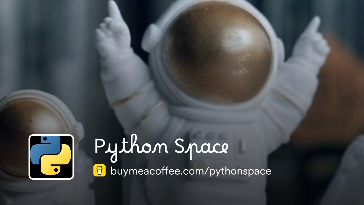 python_spaces's tweet card.