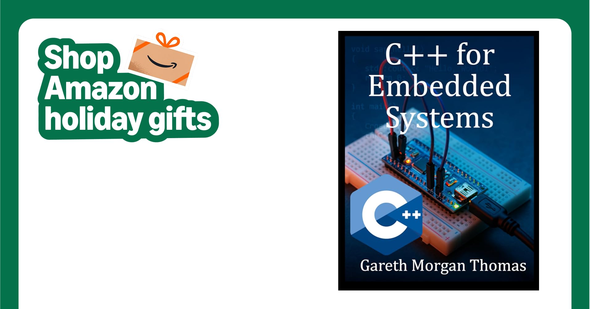 gareththomasnz's tweet card. C++ for Embedded Systems