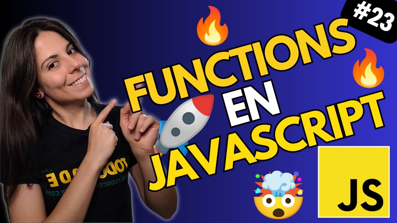todo_code's tweet card. FUNCIONES en JAVASCRIPT | ⭐ Curso JAVASCRIPT DESDE CERO 🚀 #23