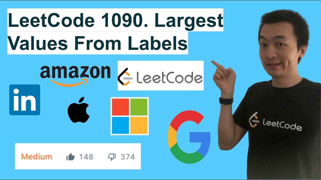 fishercoder's tweet card. LeetCode 1090. Largest Values From Labels - Interview Prep Ep 104