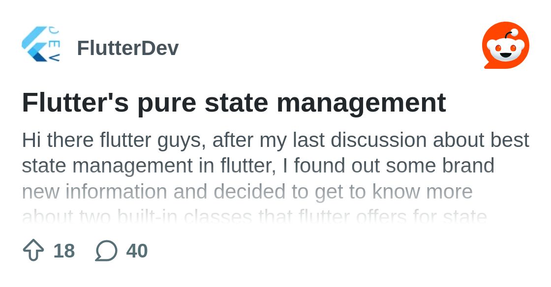r_FlutterDev's tweet card. Explore this post and more from the FlutterDev community