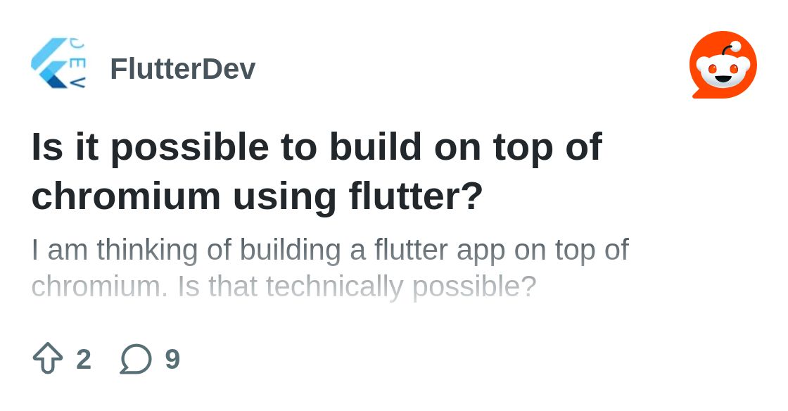 r_FlutterDev's tweet card. Explore this post and more from the FlutterDev community