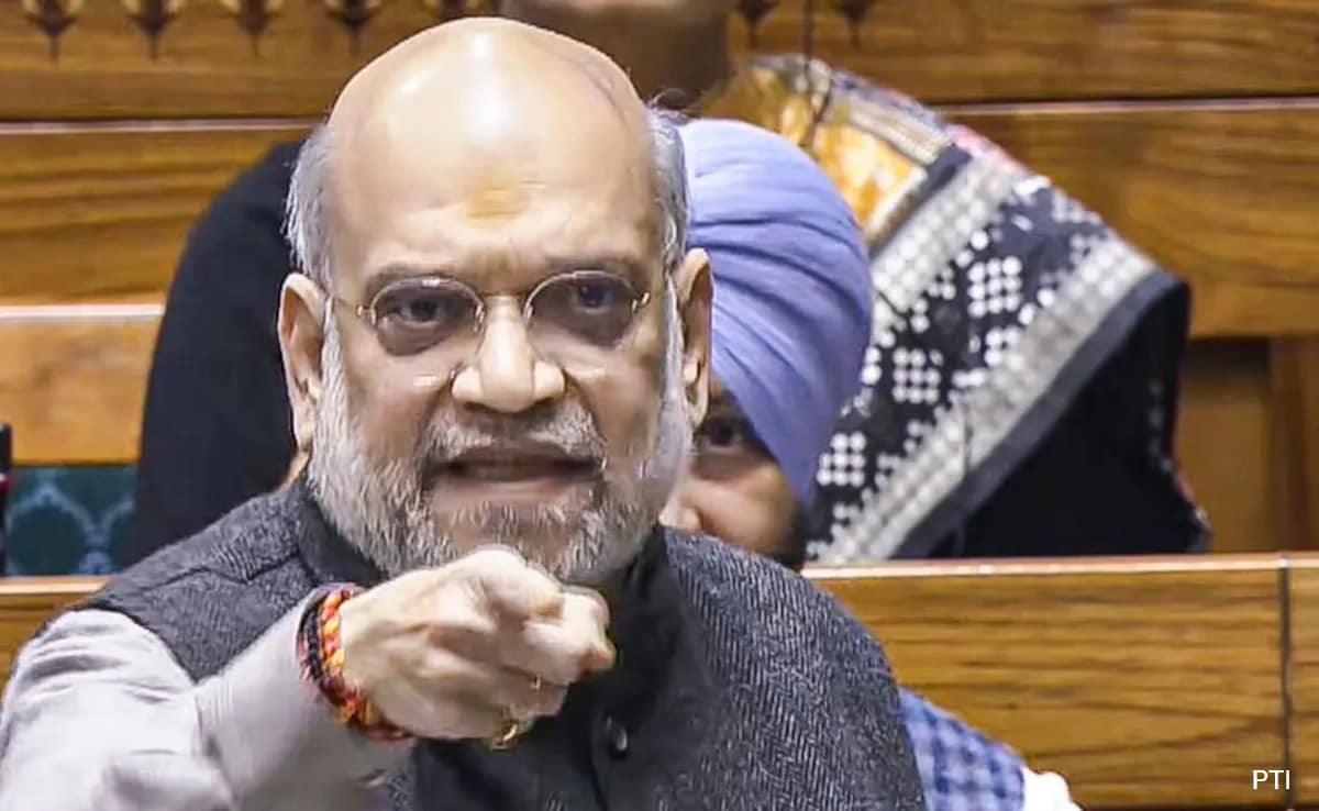 akhileshsharma1's tweet card. Union Home Minister Amit Shah delivered a fiery response to Leader of Opposition Rahul Gandhi's vote theft charges in parliament yesterday.