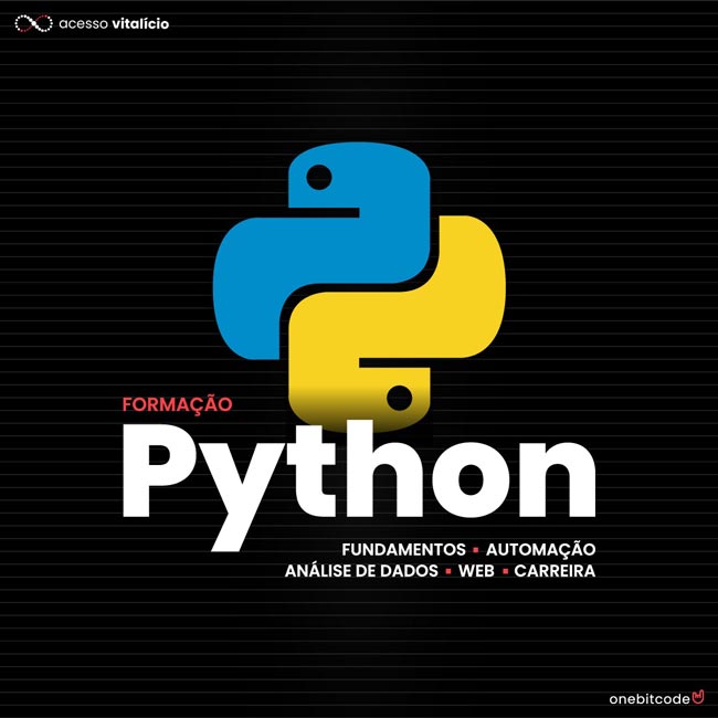 LeoCarvalho_mkt's tweet card. Formação Python Onebitcode: Domine Python do básico ao avançado e qualifique-se para as principais áreas do mercado de trabalho.
