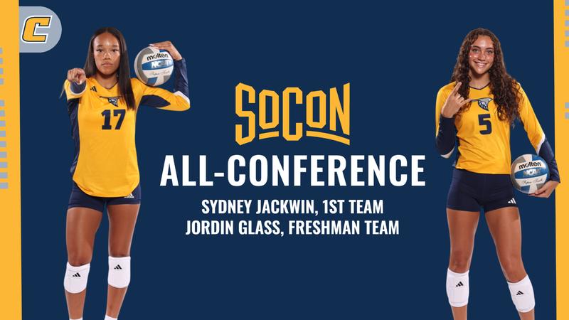 GoMocsVB's tweet card. Sydney Jackwin and Jordin Glass were named All-Conference players by the SoCon