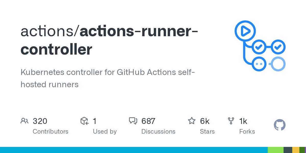 oss_go's tweet card. Kubernetes controller for GitHub Actions self-hosted runners - actions/actions-runner-controller