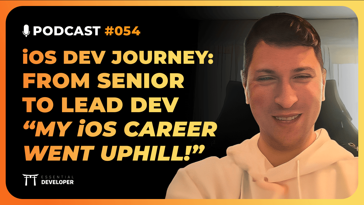 essentialdevcom's tweet card. Our guest today is Mihai Rustiuc, a student of the iOS Lead Essentials program who became a confident Lead iOS Developer developing great apps, leading mobile teams, and passing interviews with ease!...