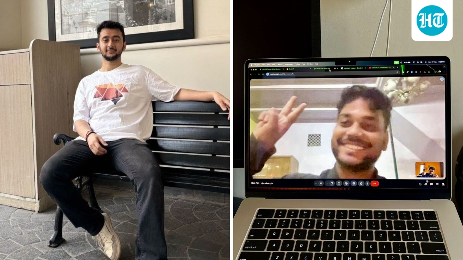 git_cuber's tweet card. The Delhi CEO recalled sitting with the Mathura techie to help him learn certain technical skills.