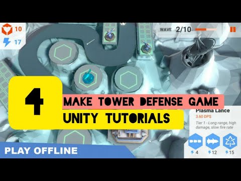 FatemiTutorials's tweet card. آموزش یونیتی : ساخت بازی دفاع از قلعه - تشخیص دشمن #4