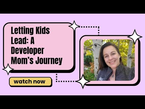 cassandraonjava's tweet card. Letting Kids Lead: A Developer Mom’s Journey in Tech Parenting with...
