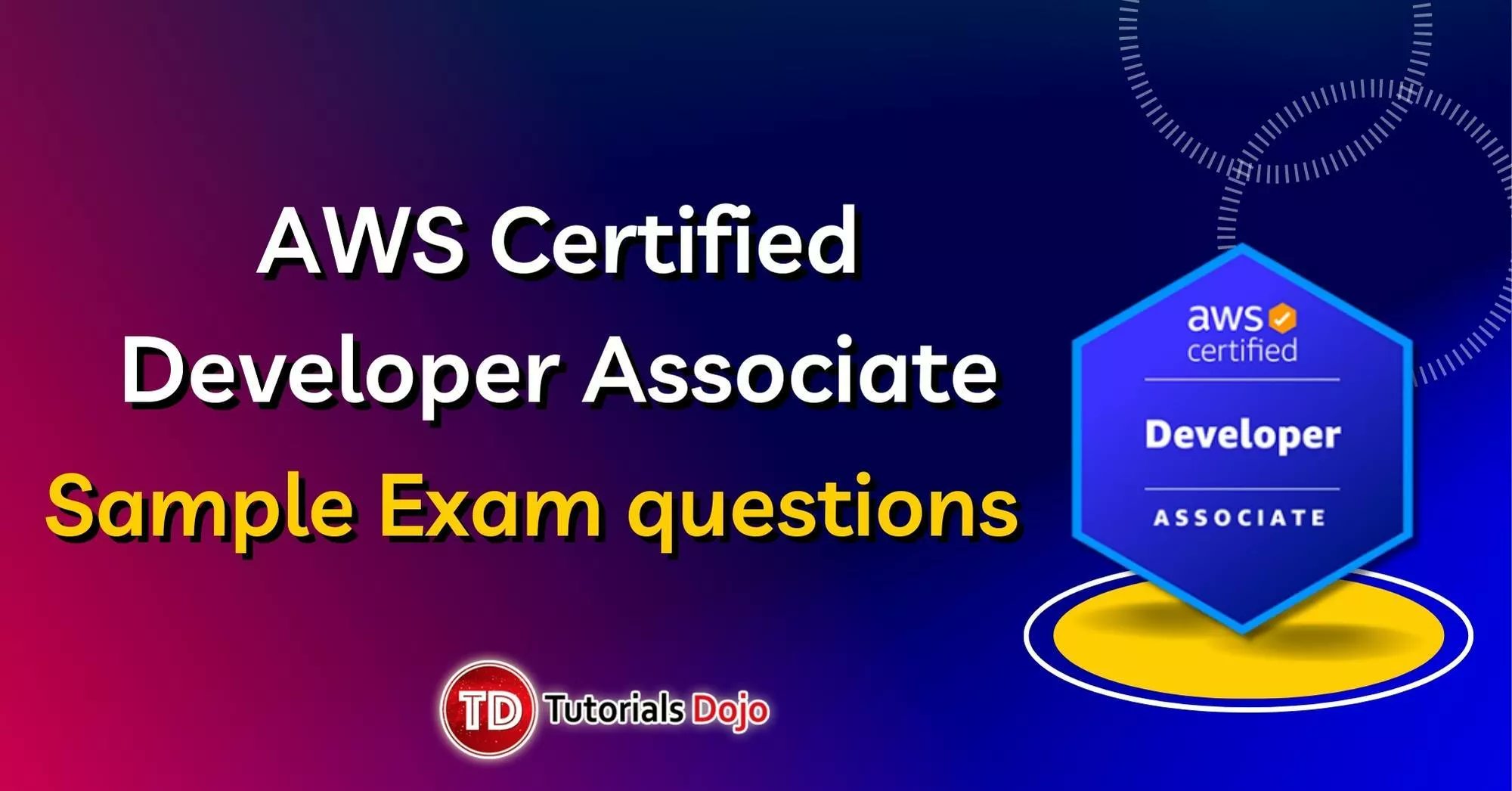 tutorialsdojo's tweet card. Here are 10 AWS Certified Developer Associate DVA-C02 practice exam questions to help you gauge your readiness for the actual exam. Question 1 A programmer is developing a Node.js application that...
