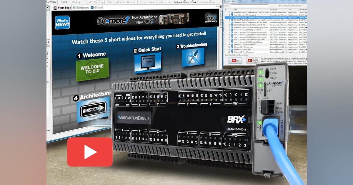 PowerMotionTech's tweet card. Comprehensive guidelines make it easy to program automated equipment using a feature-rich PLC.