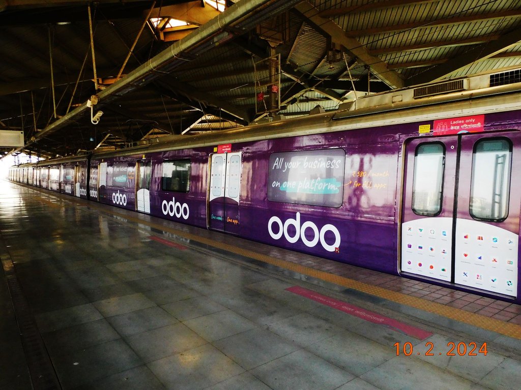 rushabh_mehta's tweet card. If you are living in any metro in India, you can’t miss Odoo billboards. What is Frappe / ERPNext doing about it?