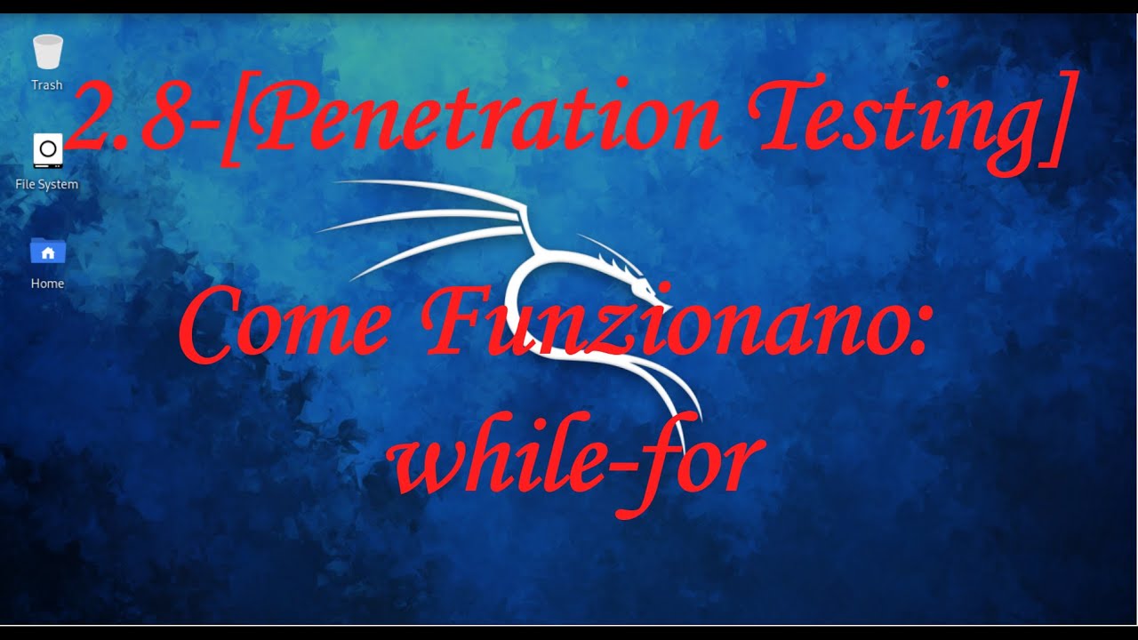 fulviomariola's tweet card. 2.8-Condizione while for-[Penetration Testing]