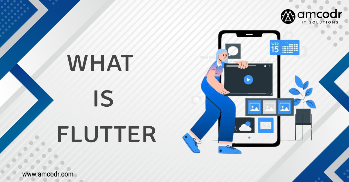 2016Amcodr's tweet card. Understand What is Flutter and delve into flutter application development with this introduction to the framework.