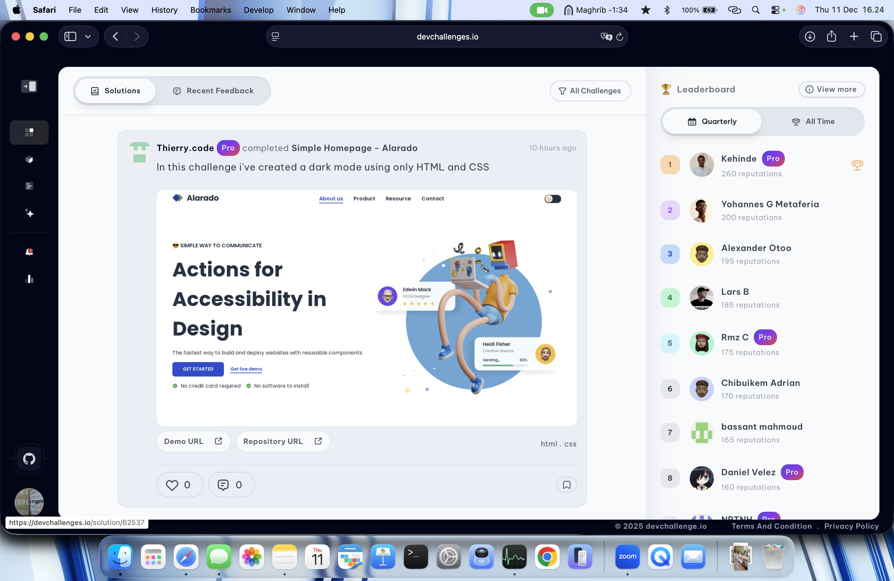 procodecg's tweet card. Today Almer is busy finishing the assignment to be submitted to the challenge website ;) The class ;)