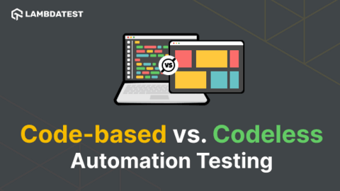 lambdatesting's tweet card. Let’s differentiate between code-based and codeless test automation in detail.