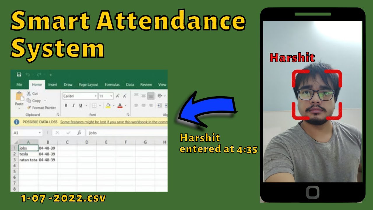 PythonPr's tweet card. Facial Recognition attendance system using python