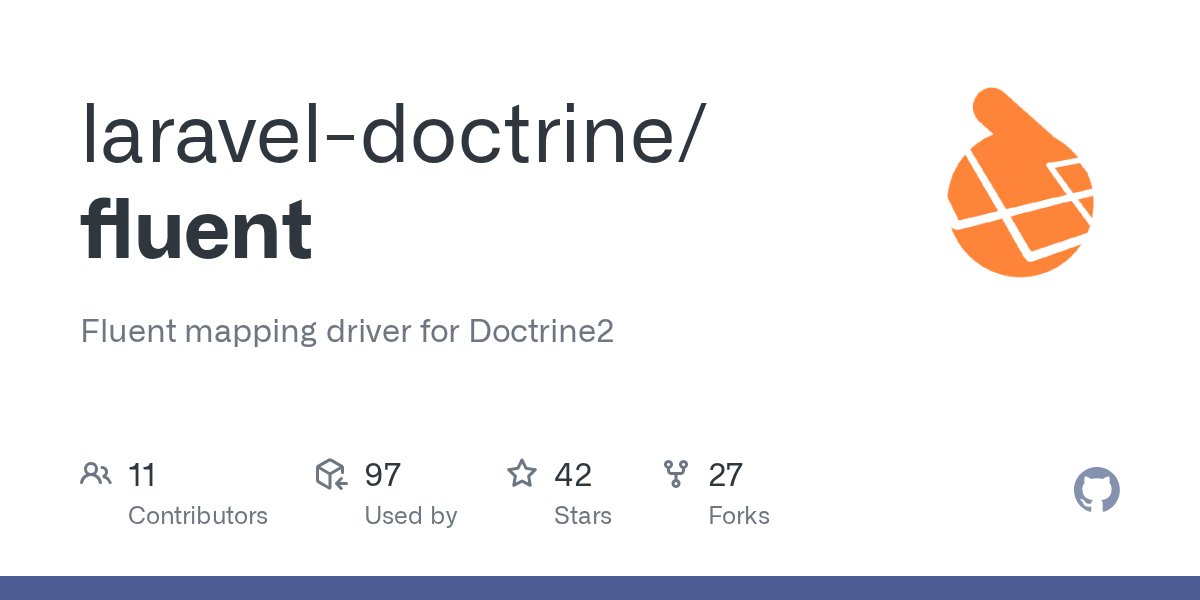 optimistic_dev's tweet card. Fluent mapping driver for Doctrine2. Contribute to laravel-doctrine/fluent development by creating an account on GitHub.