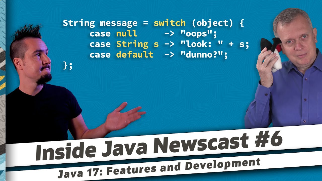 nipafx's tweet card. Java 17: Features and Development - Inside Java Newscast #6