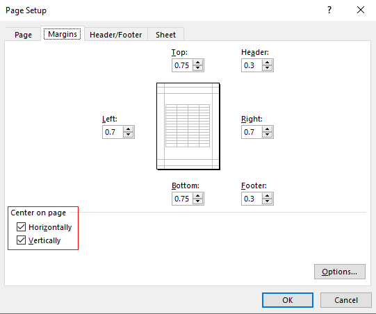 SprdSheetCoding's tweet card. At times, when creating an xlsx file, there is a need to put the data in center or in the middle of the page. This can be achieved by the use of Center on page options under the page setup. With...