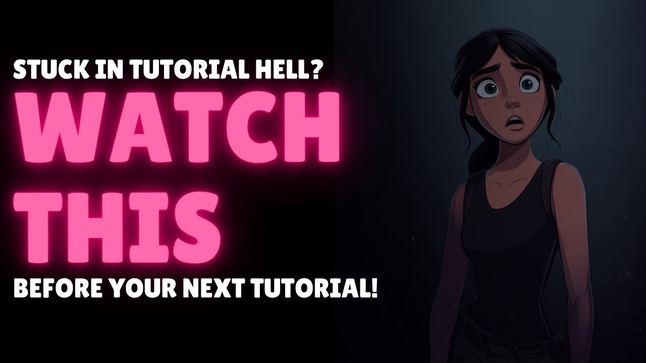 LooliSchool's tweet card. Stuck in Tutorial Hell? Watch This Before Your Next Tutorial.