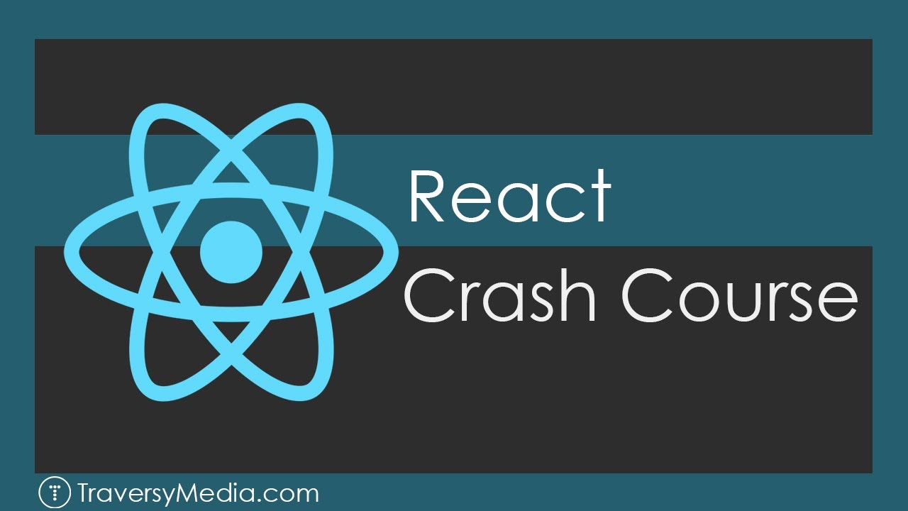 traversymedia's tweet card. React JS Crash Course (2019)
