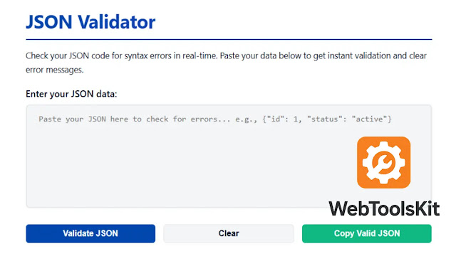 webtoolski25142's tweet card. Free online JSON validator and formatter tool to validate JSON data, format JSON, json formatter, and beautify code. Supports JSON Schema.